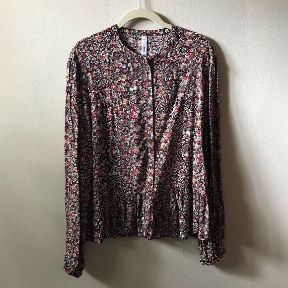 NWT Mango Floral Print Blouse - Picture 6 of 9